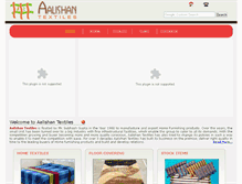 Tablet Screenshot of aalishantextiles.com